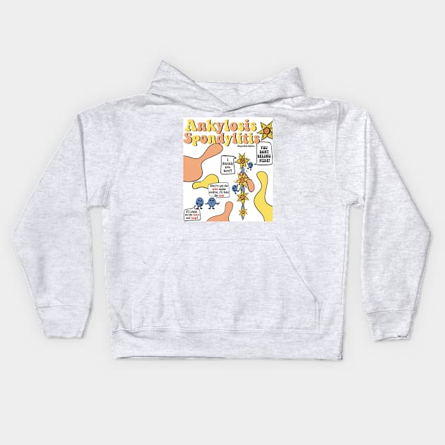 Ankylosis Spondylitis #1 Kids Hoodie by SugarSaltSpice